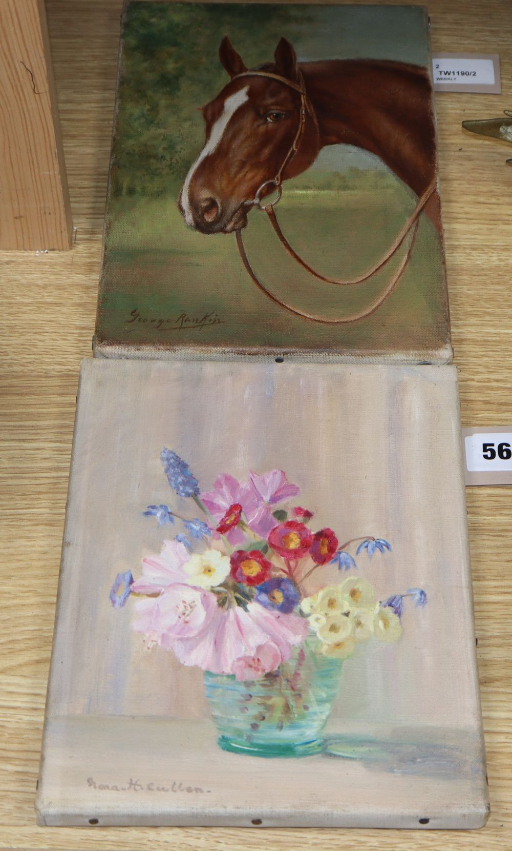 19th century English School, oil on wooden panel, Still life of game, 15 x 20cm